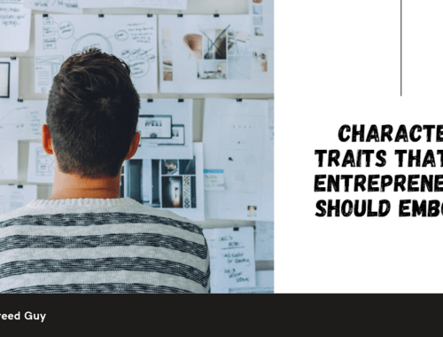 character traits that an entrepreneur should embody