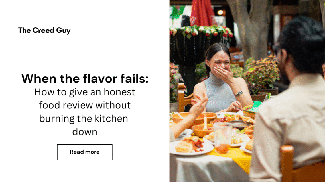 How to Give an Honest Food Review